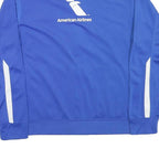 NIKE Womens Blue & White Chicago Marathon Zip Jacket XL Polyester Blend