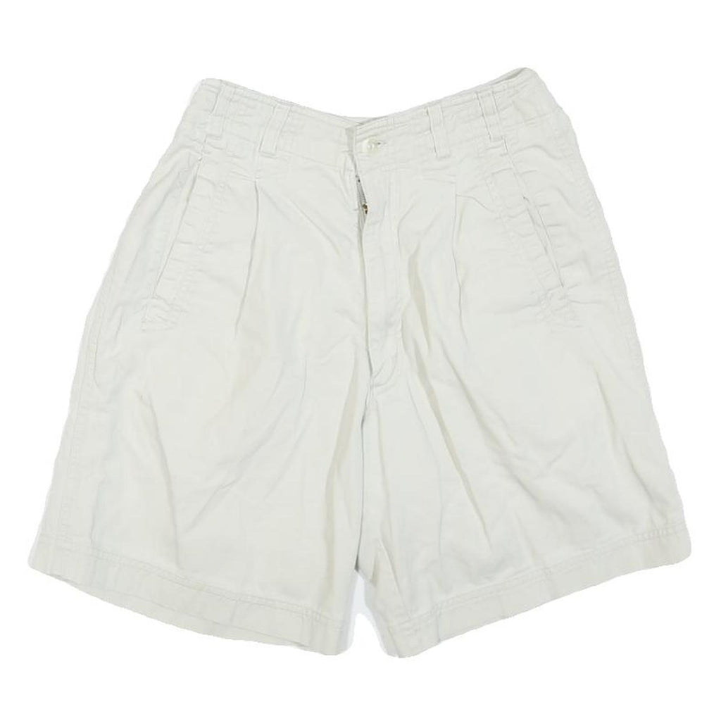 AMERICAN EAGLE Womens Shorts White Casual XXS W24 Cotton Blend Lightweight