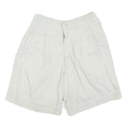 AMERICAN EAGLE Womens Shorts White Casual XXS W24 Cotton Blend Lightweight