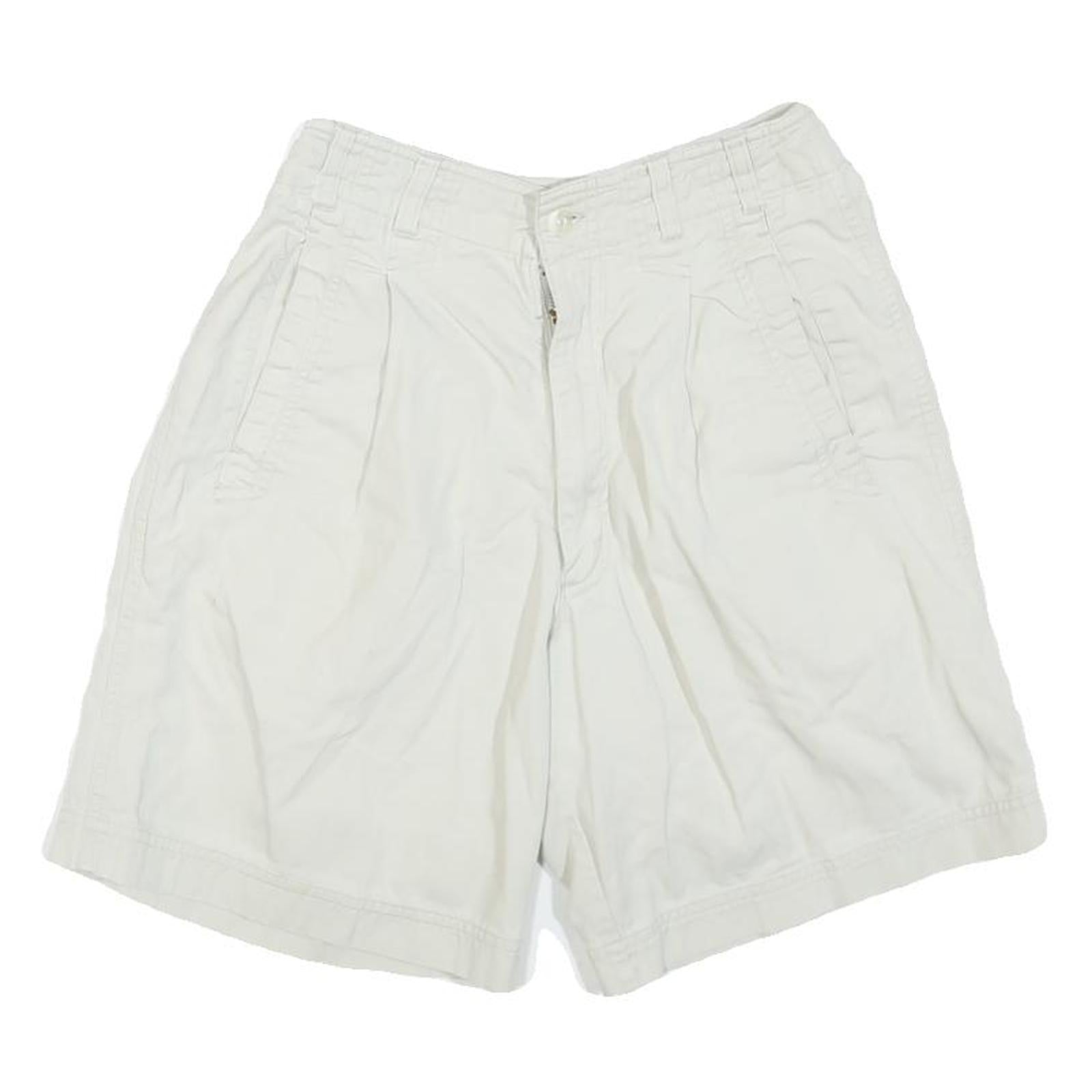 AMERICAN EAGLE Womens Shorts White Casual XXS W24 Cotton Blend Lightweight