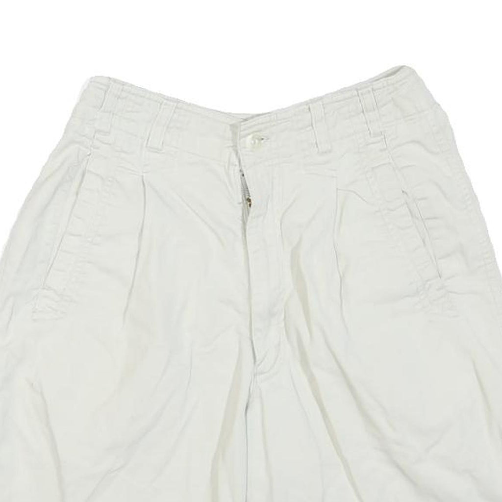 AMERICAN EAGLE Womens Shorts White Casual XXS W24 Cotton Blend Lightweight