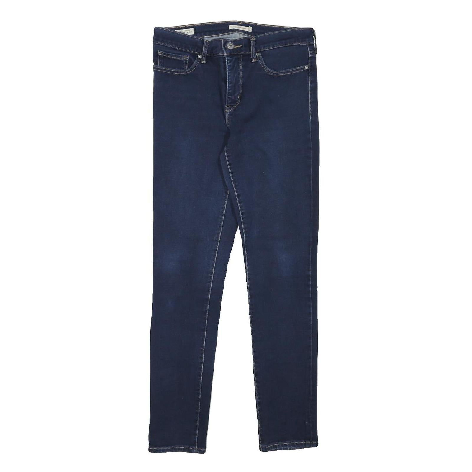 LEVI'S Womens Jeans Blue Slim Skinny Denim Medium W28 L28 Comfortable Zip Fly