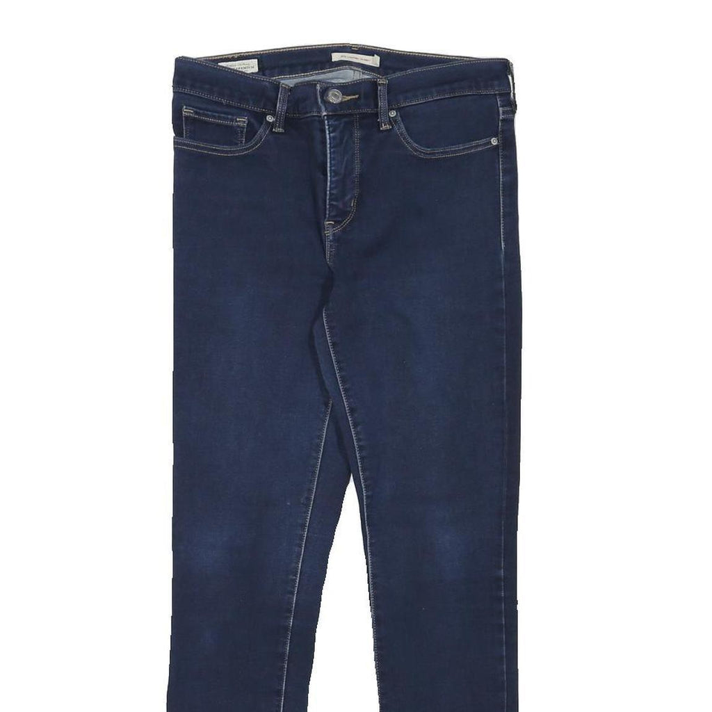 LEVI'S Womens Jeans Blue Slim Skinny Denim Medium W28 L28 Comfortable Zip Fly