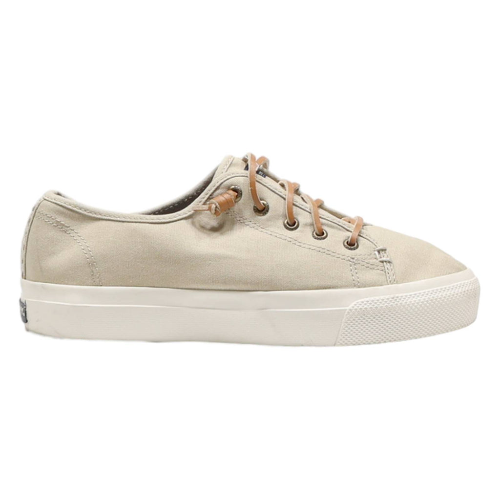 SPERRY Low Top Trainers Beige Synthetic Womens UK 6