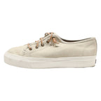 SPERRY Low Top Trainers Beige Synthetic Womens UK 6