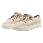 SPERRY Low Top Trainers Beige Synthetic Womens UK 6