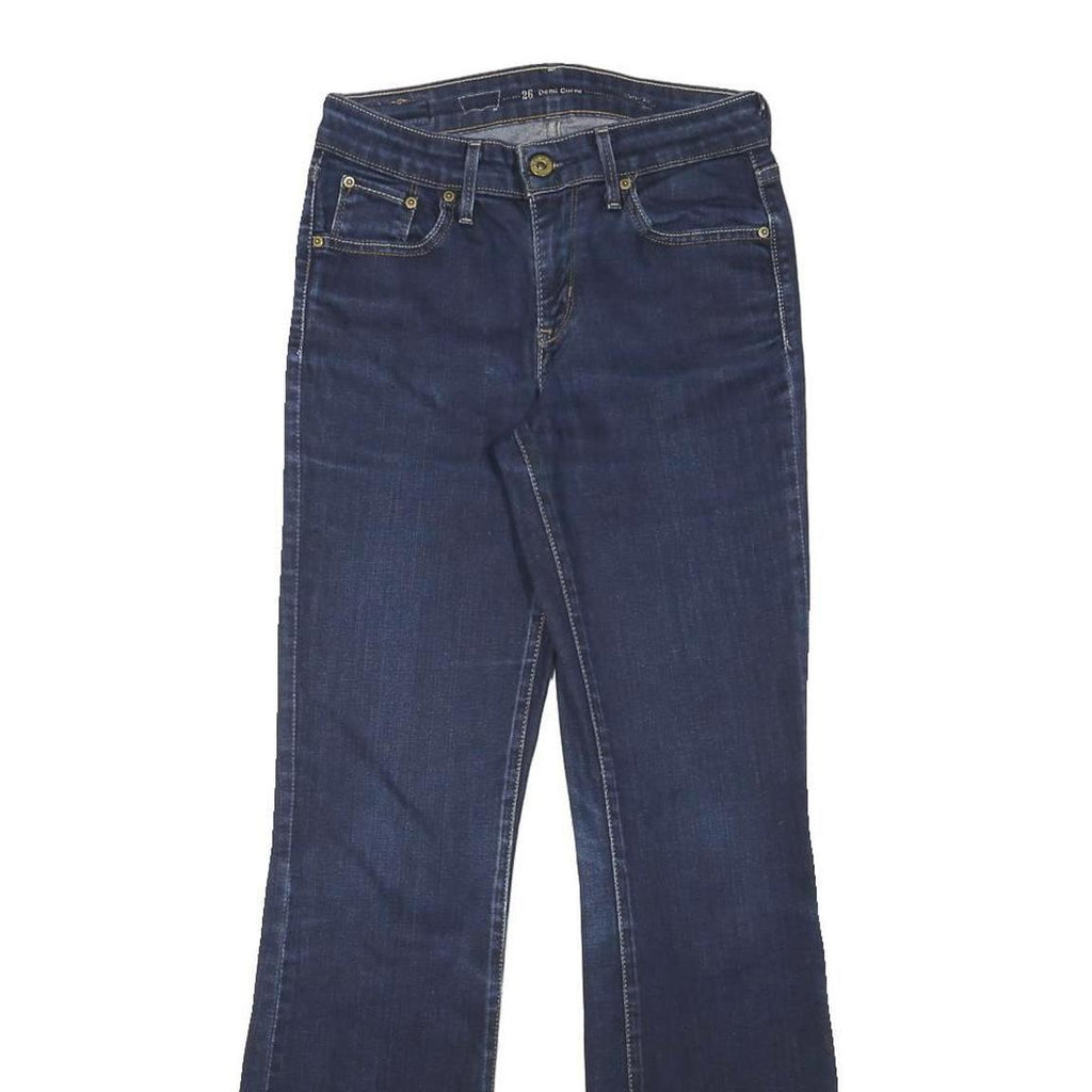 LEVI'S Womens Jeans Blue Regular Flared Denim Medium W24 L29 Classic Style