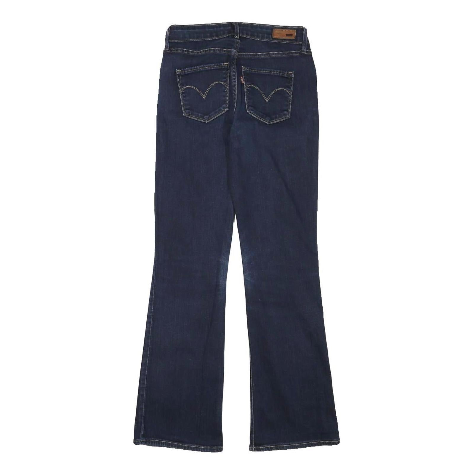 LEVI'S Womens Jeans Blue Regular Flared Denim Medium W24 L29 Classic Style