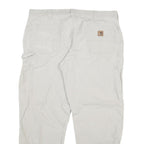 CARHARTT Mens Cotton Blend Relaxed Beige Trousers W40 L30 Utility Workwear