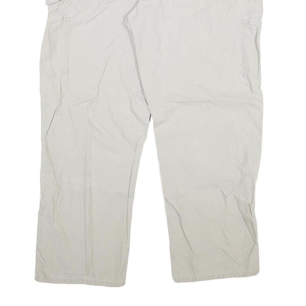 CARHARTT Mens Cotton Blend Relaxed Beige Trousers W40 L30 Utility Workwear