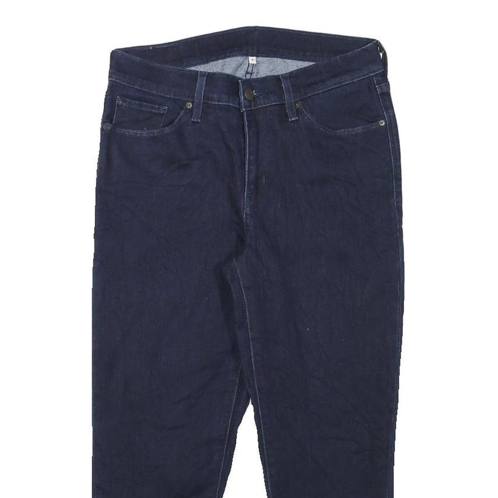 LEVI'S Womens Regular Fit Blue Denim Jeans W28 L21 Classic Cotton Blend Zip