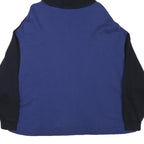 MARC O'POLO Womens Black & Blue Cotton Blend Hoodie S ¼ Zip Casual Sweatshirt