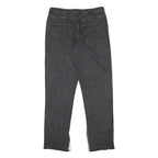 NEW LOOK Womens Grey Denim Regular Fit Straight Leg Cotton Blend Jeans W33 L32