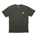 CARHARTT Mens Black Graphic T-Shirt S Short Sleeve Crew Neck Workwear