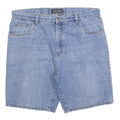 BIAGGINI Mens Denim Blue Cotton Blend Casual Shorts XL W38 Relaxed Fit