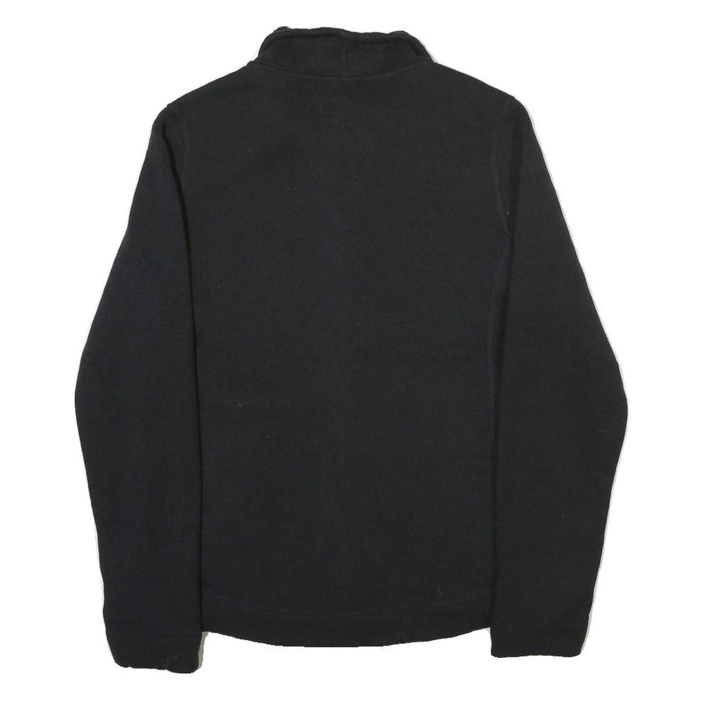 THE NORTH FACE Womens Black Jacket L Polyester Blend Zip Fleece Outdoor Warm