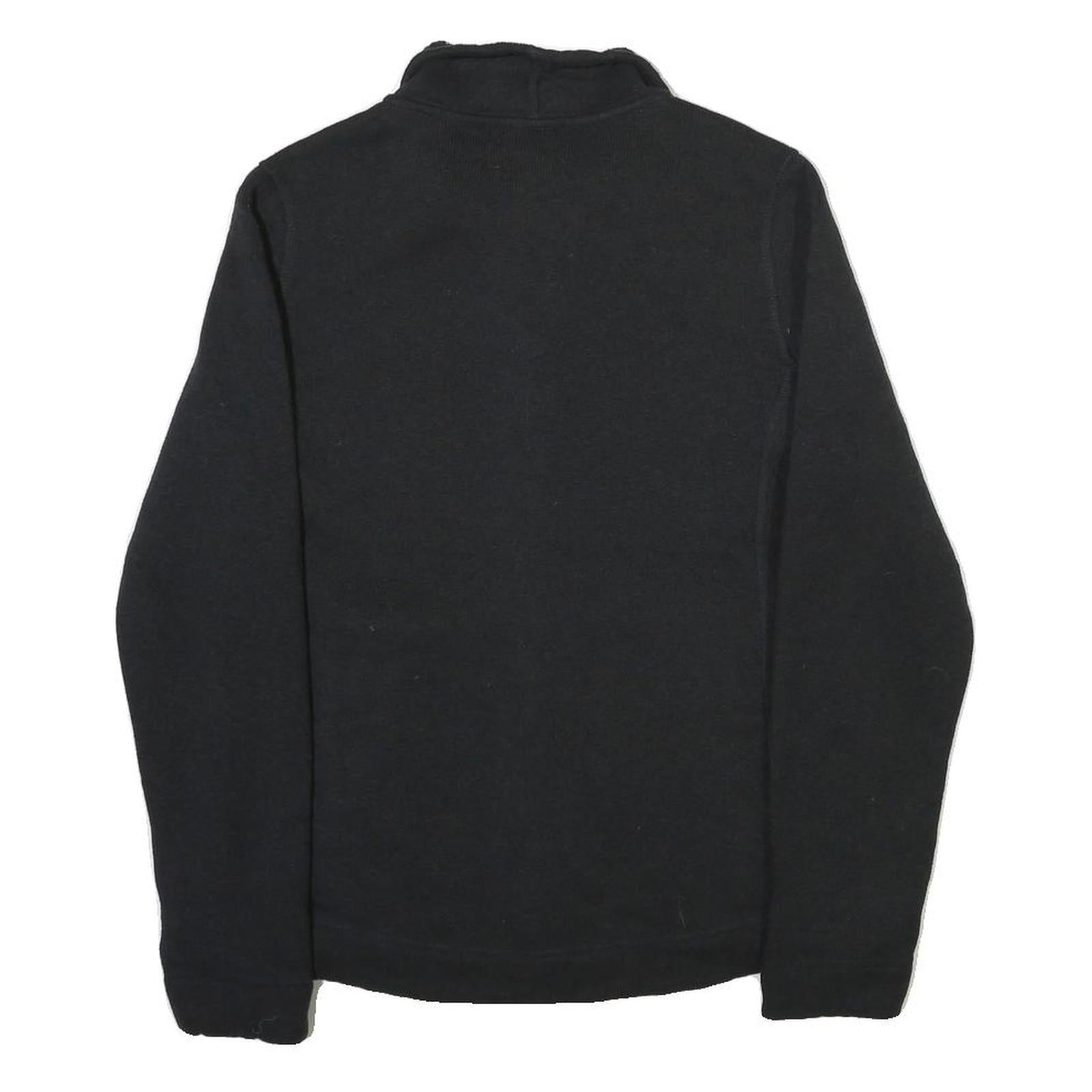 THE NORTH FACE Womens Black Jacket L Polyester Blend Zip Fleece Outdoor Warm