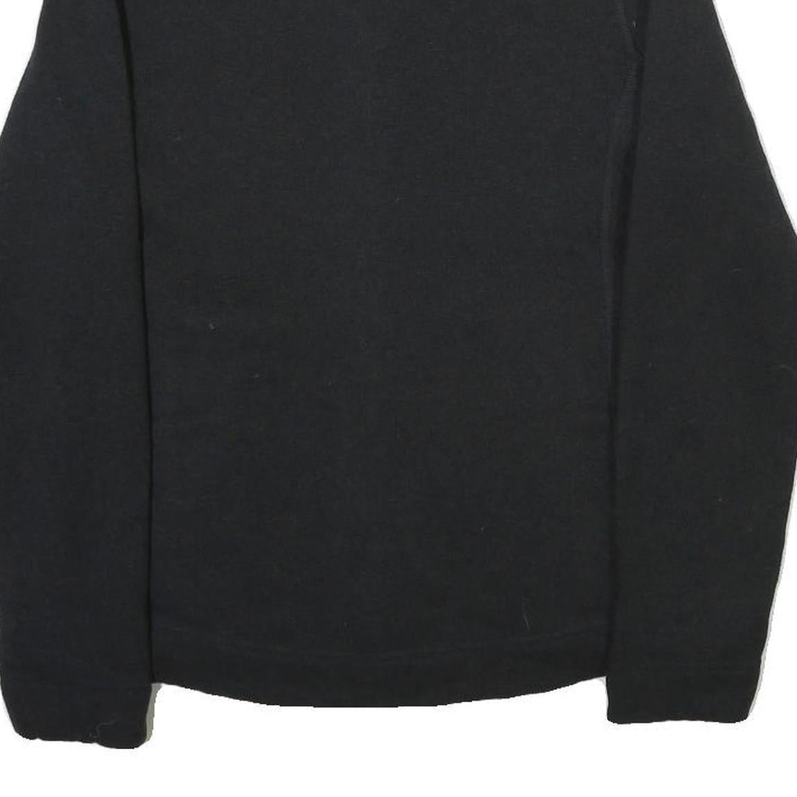 THE NORTH FACE Womens Black Jacket L Polyester Blend Zip Fleece Outdoor Warm