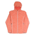 NORTHLAND PROFESSIONAL Womens Orange Hooded Jacket M Polyester Blend Plain Zip
