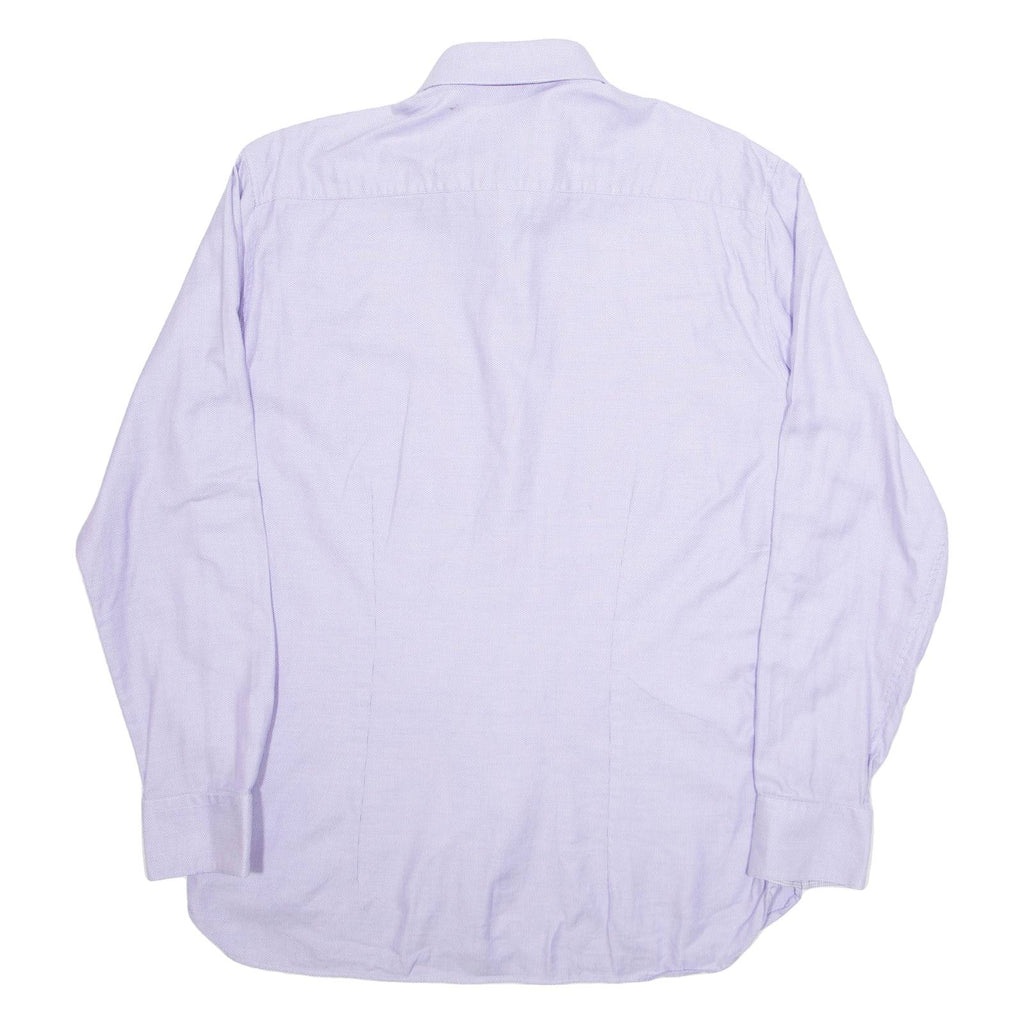 TED BAKER Endurance Mens Plain Shirt Purple Long Sleeve XL
