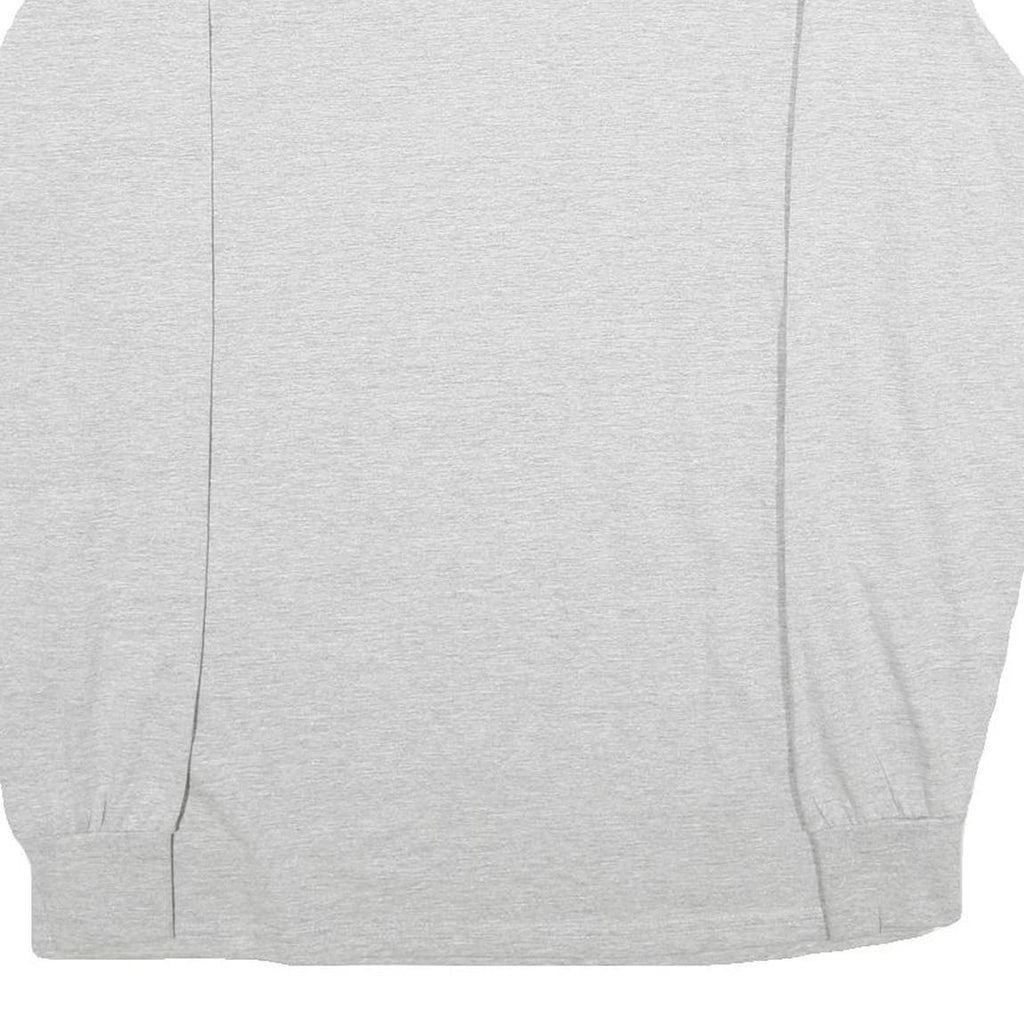 RUSSELL ATHLETIC Mens Grey Long Sleeve Crew Neck Cotton T-Shirt M
