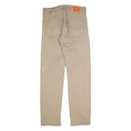 LEVI'S 505 Mens Trousers Beige Regular Tapered W30 L32