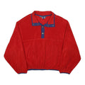 WOOLRICH Womens Red Patterned Pullover Plain Round Neck Basic Knit L Relaxed