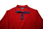 WOOLRICH Womens Red Patterned Pullover Plain Round Neck Basic Knit L Relaxed