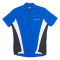 CROSSWAVE Cycling Mens Jersey Blue 1/4 Zip L