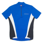 CROSSWAVE Cycling Mens Jersey Blue 1/4 Zip L