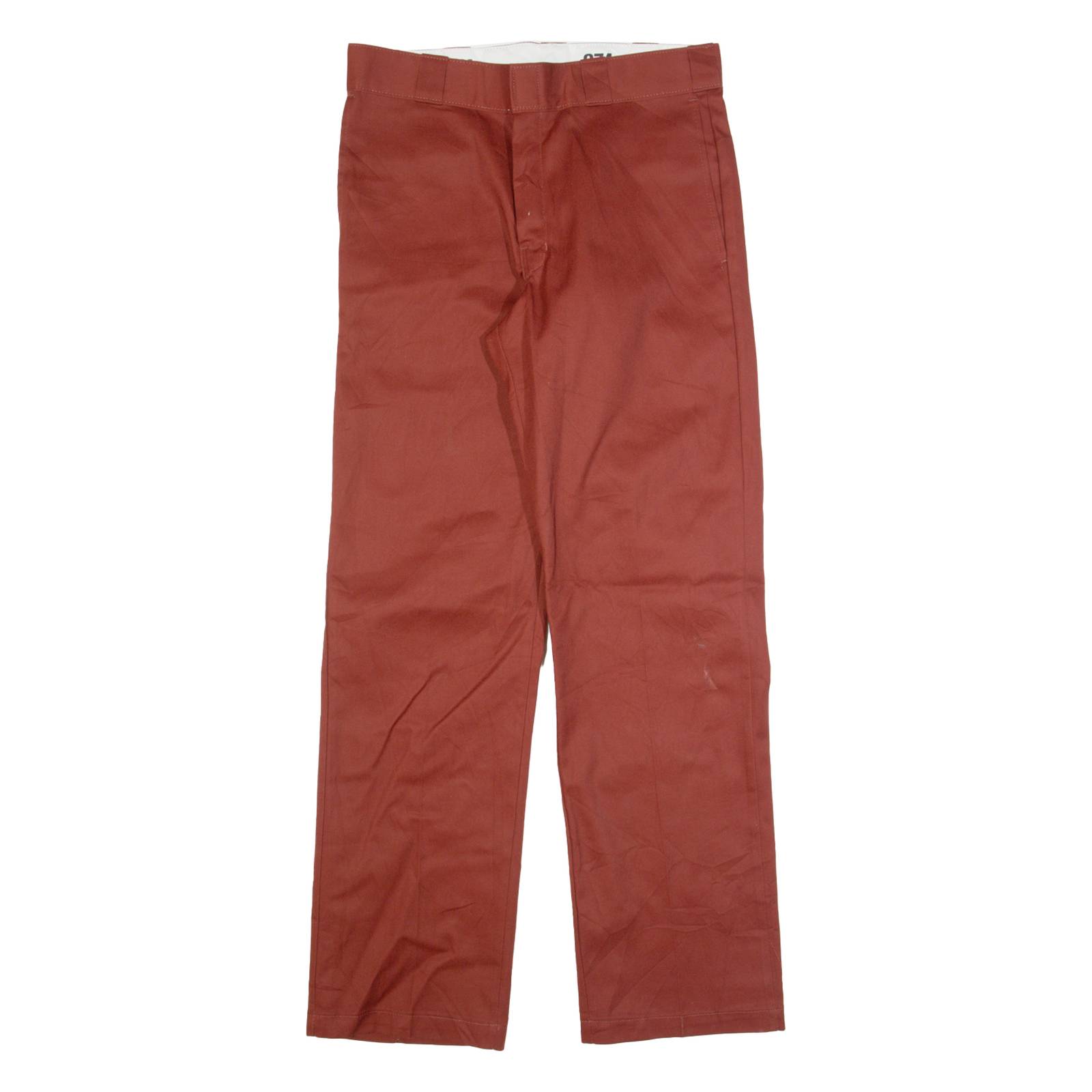 DICKIES 874 Workwear Mens Trousers Brown Regular Straight W30 L30
