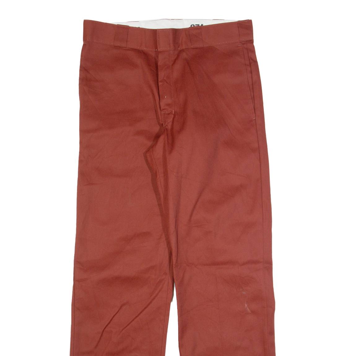 DICKIES 874 Workwear Mens Trousers Brown Regular Straight W30 L30