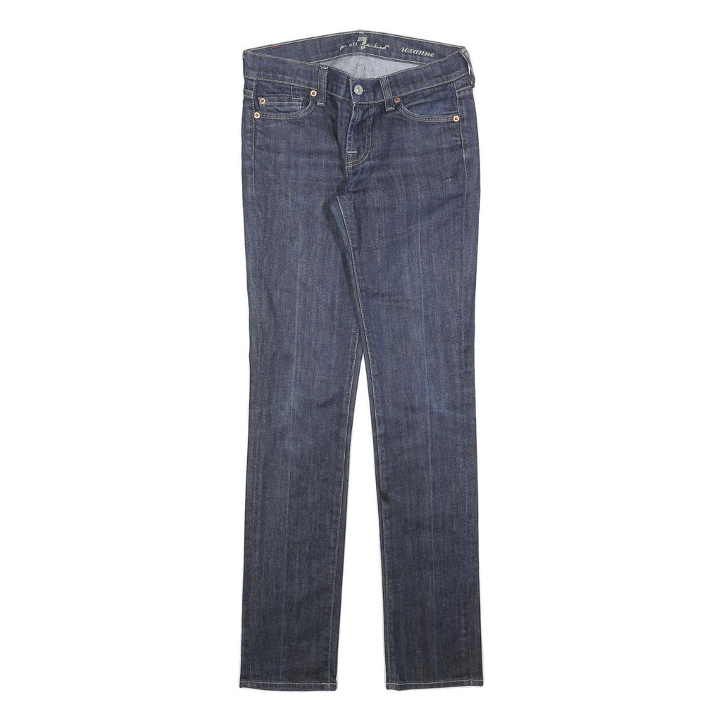 7 FOR ALL MANKIND Womens Jeans Blue Slim Skinny Denim Medium W28 L31 Stylish