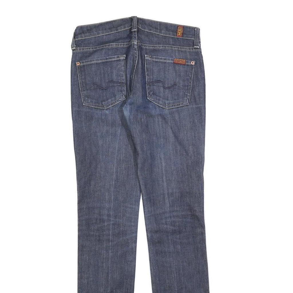 7 FOR ALL MANKIND Womens Jeans Blue Slim Skinny Denim Medium W28 L31 Stylish