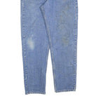 CARHARTT Mens Regular Fit Blue Denim Jeans W36 L32 Workwear Zip Closure