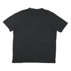 ADIDAS Mens Black & Beige Logo Graphic T-Shirt L Short Sleeve Crew Neck