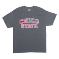CHAMPION CHICO STATE Mens T-Shirt Grey USA L