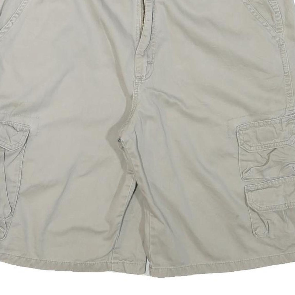 WRANGLER Mens Beige Cargo Casual Shorts XL W34 Cotton Blend