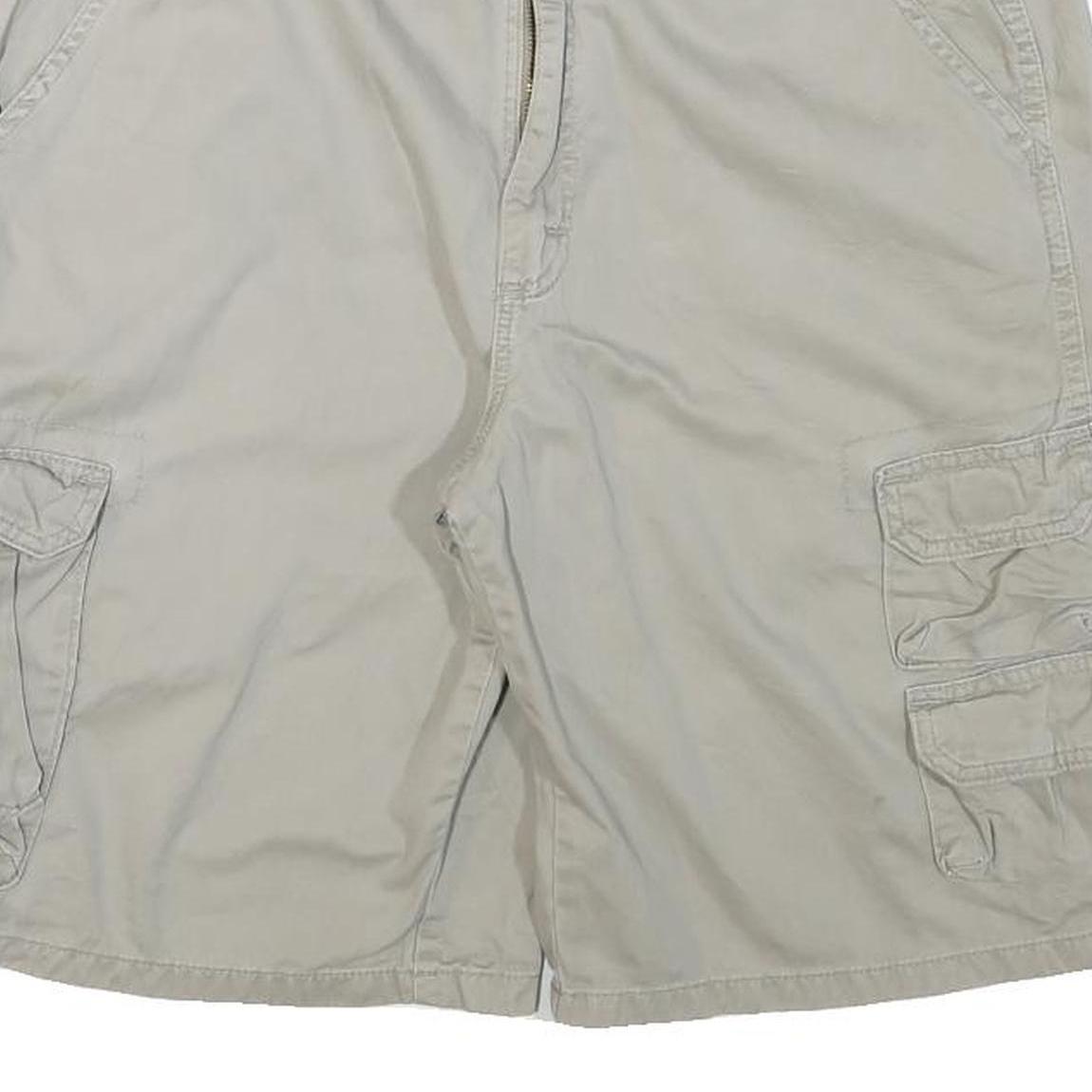 WRANGLER Mens Beige Cargo Casual Shorts XL W34 Cotton Blend