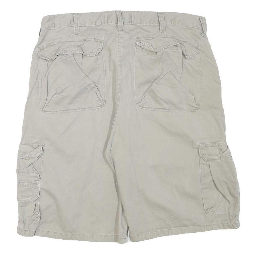 WRANGLER Mens Beige Cargo Casual Shorts XL W34 Cotton Blend