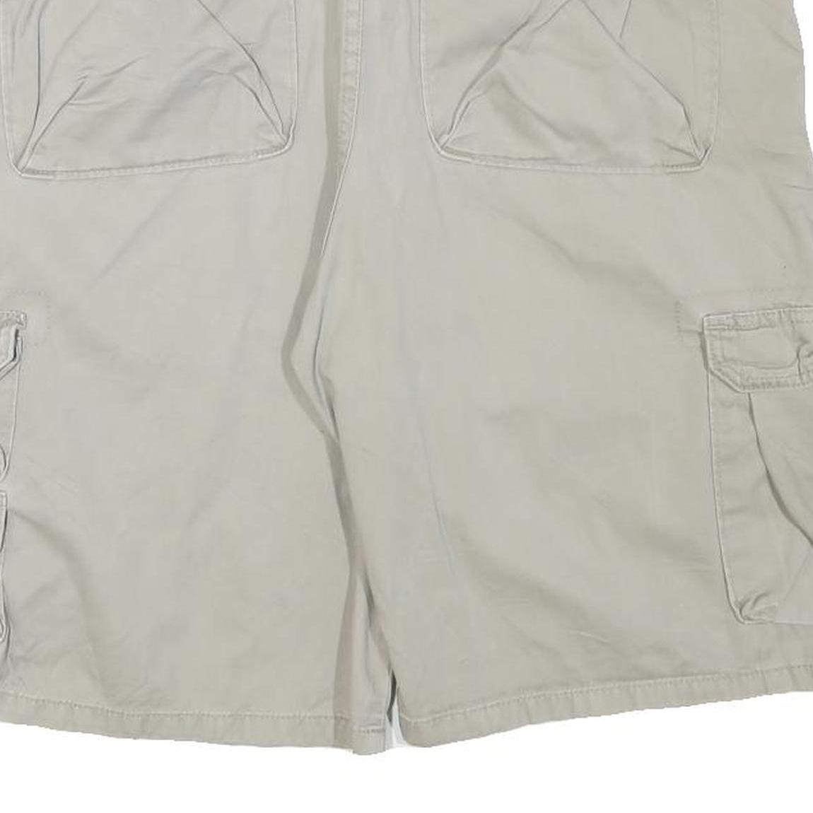 WRANGLER Mens Beige Cargo Casual Shorts XL W34 Cotton Blend