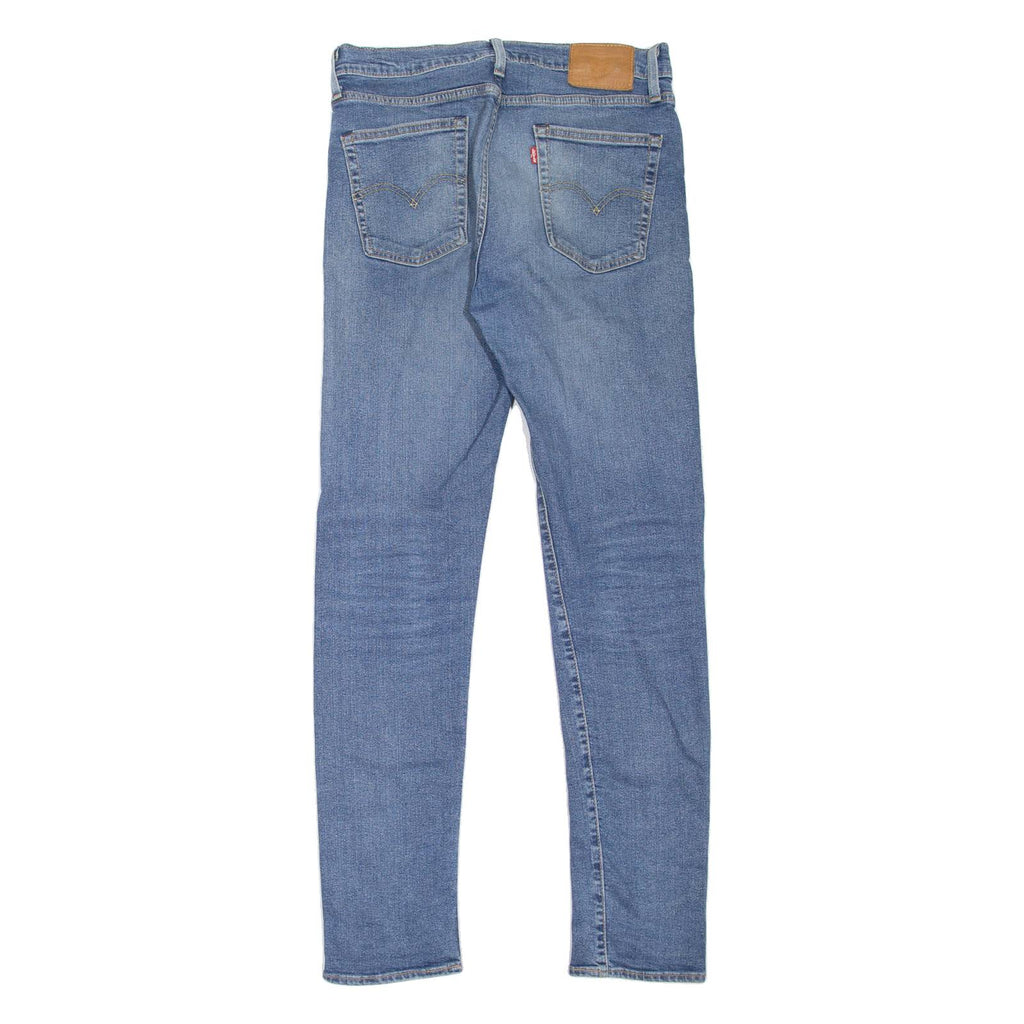 LEVI'S 510 BIG E Jeans Mens Blue Slim Skinny Stone Wash W33 L34