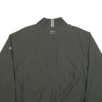 ADIDAS Mens Grey Lightweight Polyester Track Jacket L Zip Sportswear