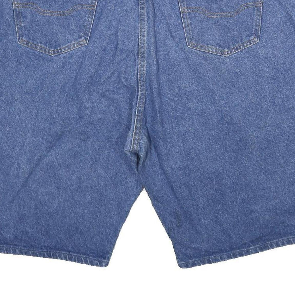 DICKIES Mens Blue Denim Casual Shorts 2XL W42 Classic Fit Workwear