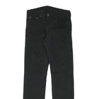 LEVI'S 513 Mens Jeans Black Regular Straight Denim Raw W28 L30 Classic Fit Zip