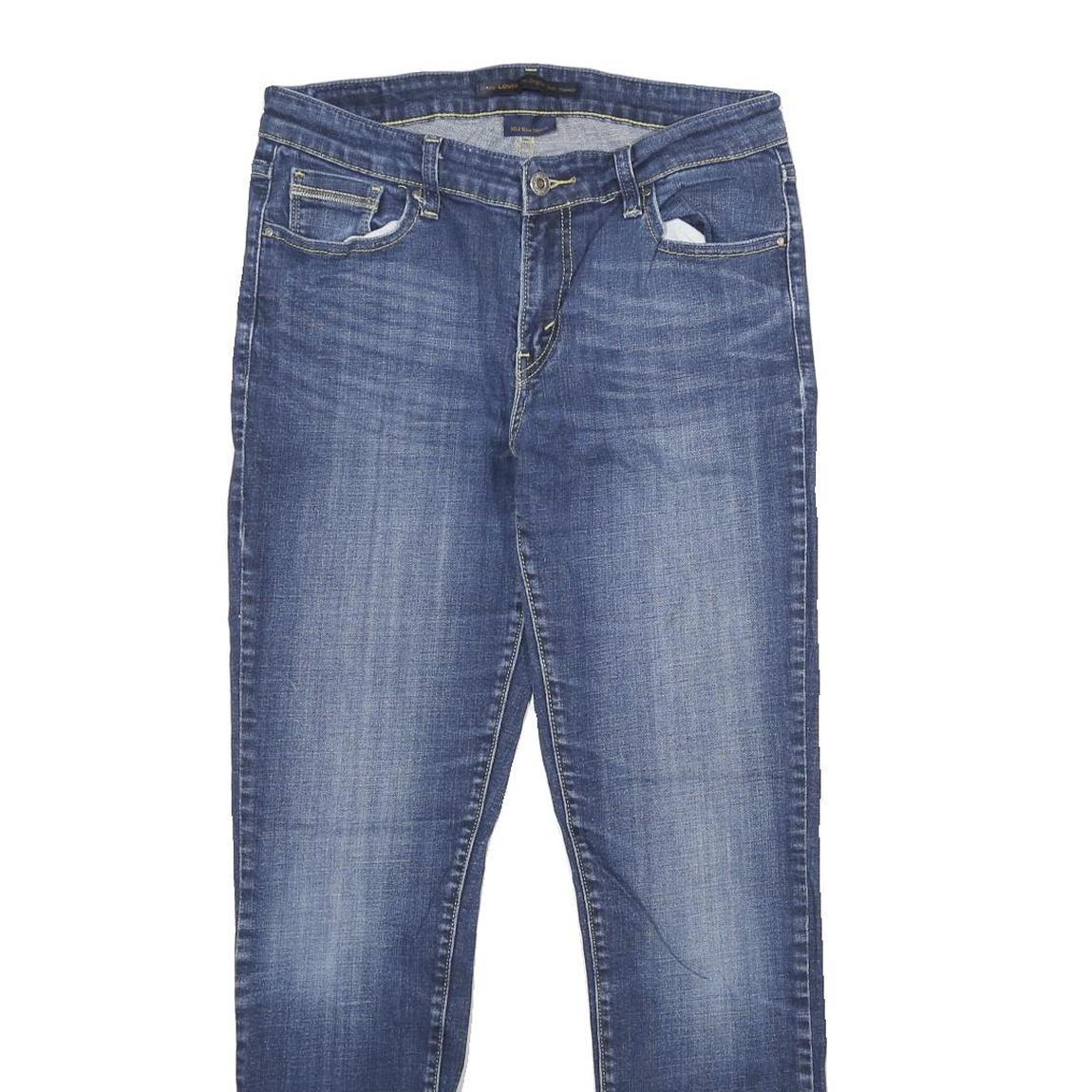 LEVI'S Mid Rise Skinny Womens Jeans Blue Regular Skinny Denim Medium W30 L30