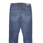 LEVI'S Mid Rise Skinny Womens Jeans Blue Regular Skinny Denim Medium W30 L30