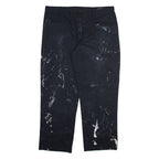 DICKIES Mens Trousers Black Regular Straight W40 L30