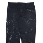 DICKIES Mens Trousers Black Regular Straight W40 L30
