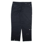 DICKIES Mens Trousers Black Regular Straight W40 L30